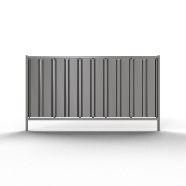 Mobile fence Trapez | galvanized | height: 1.20 m